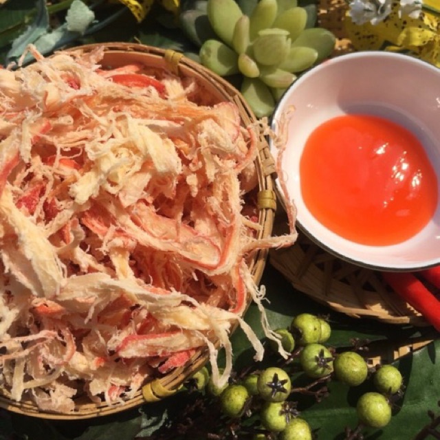 Mực Xé Hấp Dừa 300g