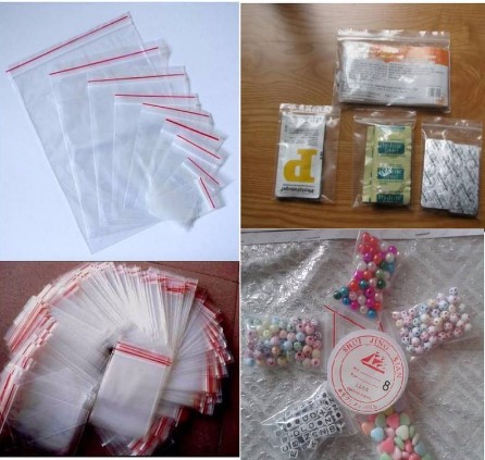 TÚI ZIPPER VIỀN ĐỎ BÁN THEO KÝ