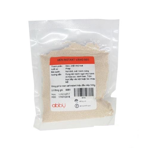 Men hiệu instant vàng 50g