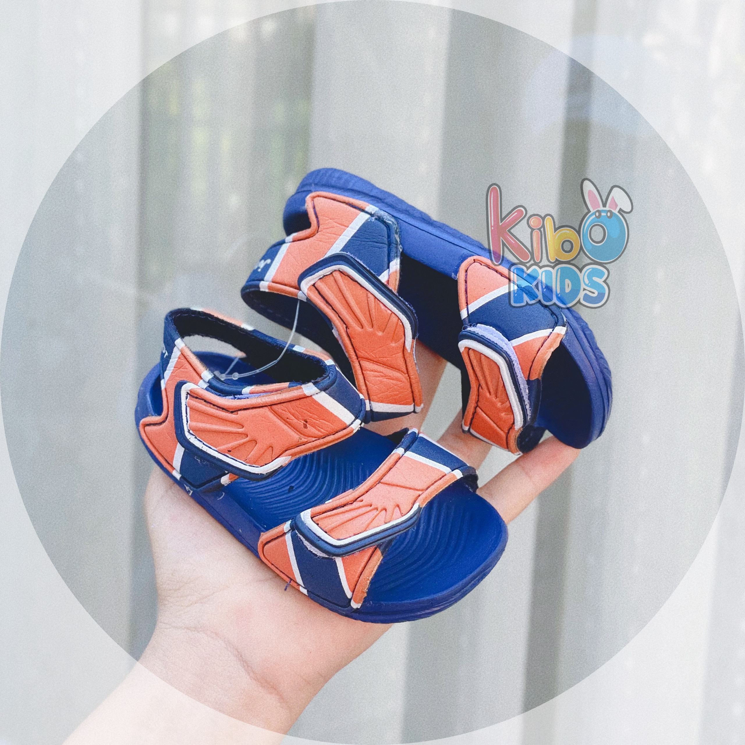 Sandal Xốp Cho Bé Trai Siêu Nhẹ Siêu Bền Size từ 3 Tháng