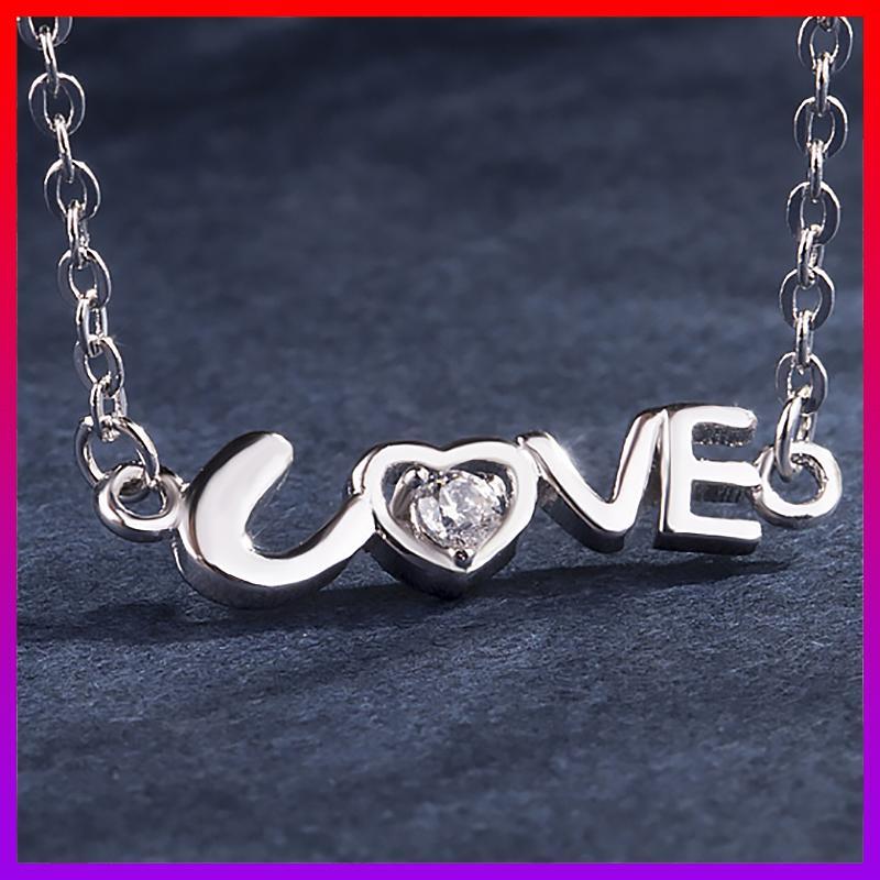 [HCM]Dây chuyền nữ LOVE cách điệu L❤️VE HOT TREND - NHShop