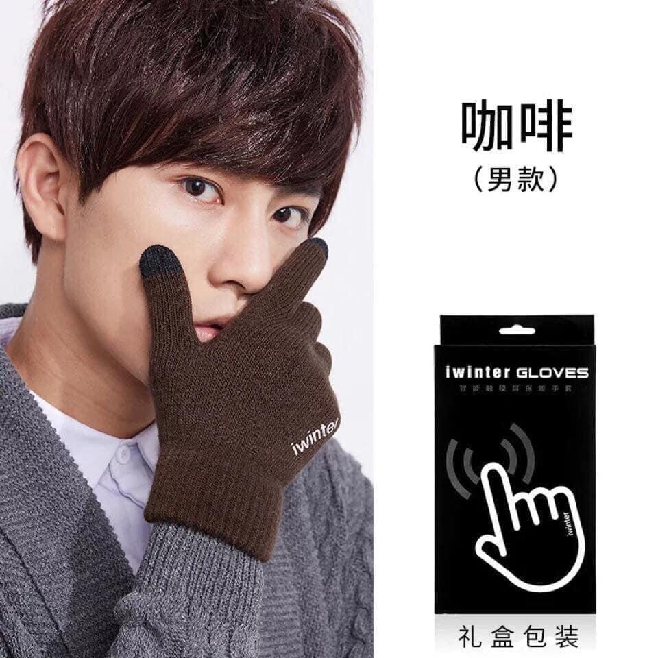 Găng Tay Len Nam, Nữ Cảm Ứng Iwinter Gloves