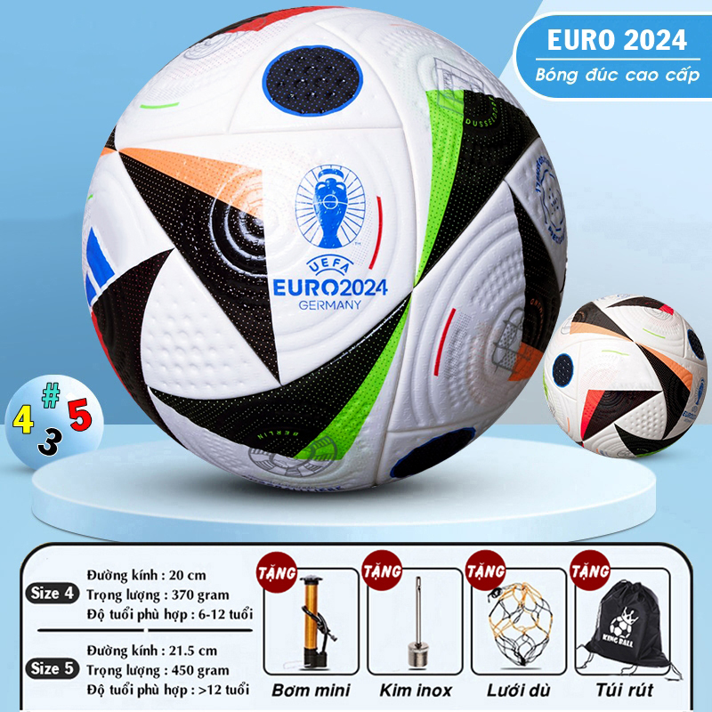 Quả Bóng Đá Số 3 4 5, Trái Banh Trẻ Em Da Ngoại Hạng Euro 2024 Champions League Cúp C1 Thi Đấu Sân Cỏ Nhân Tạo Và Tự Nhiên