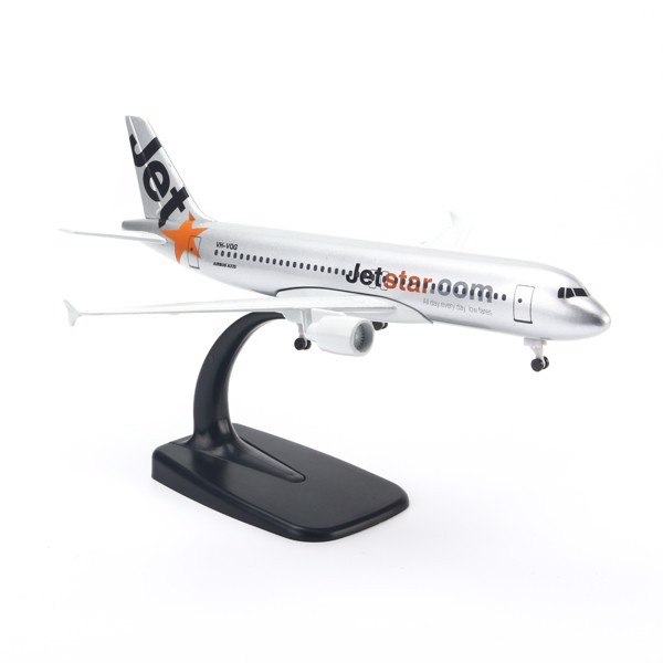 Mô hình máy bay Jetstar Airways Airbus A320 20cm Everfly