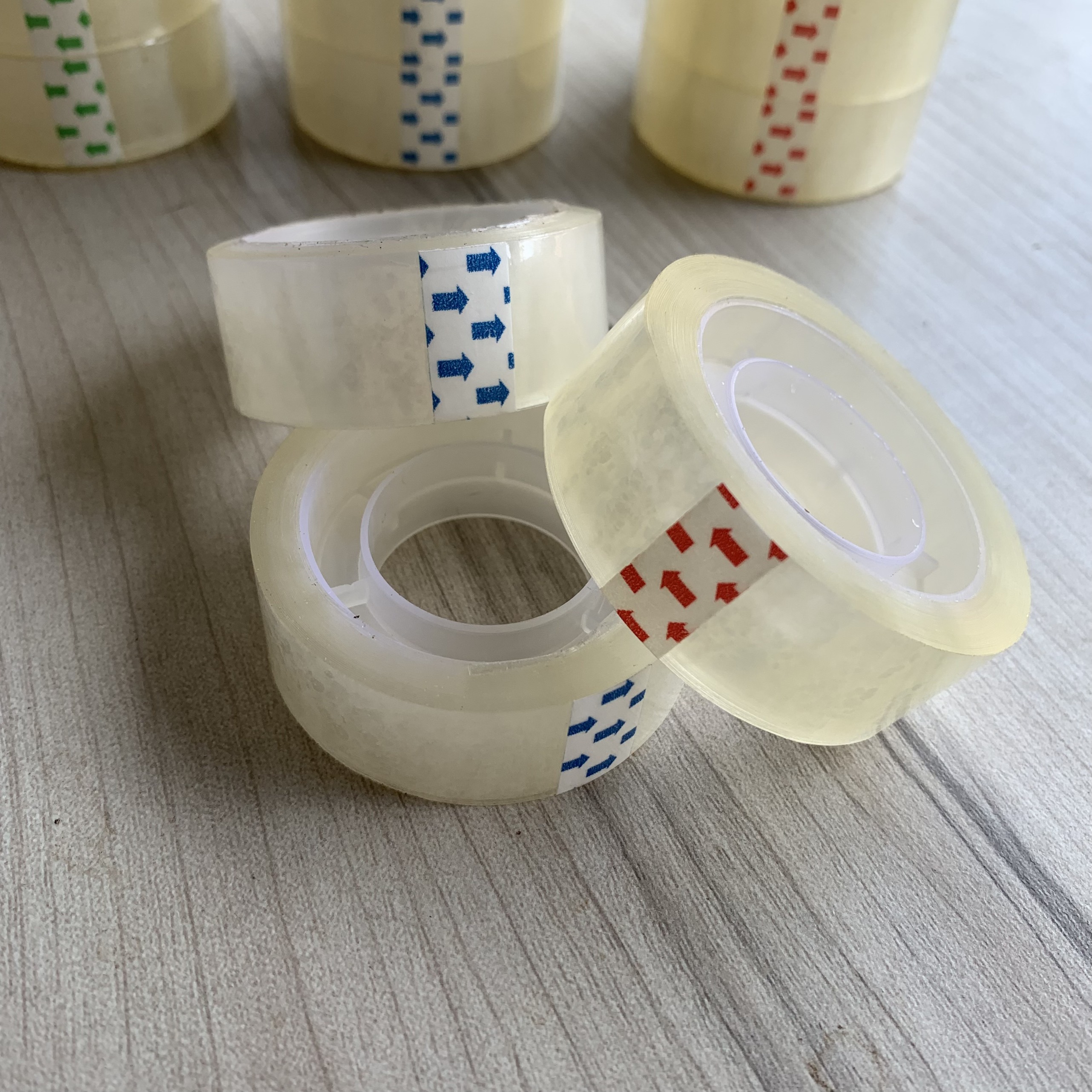 Combo 4 Cuộn băng keo văn phòng phẩm (1 cây / 10 cuộn)