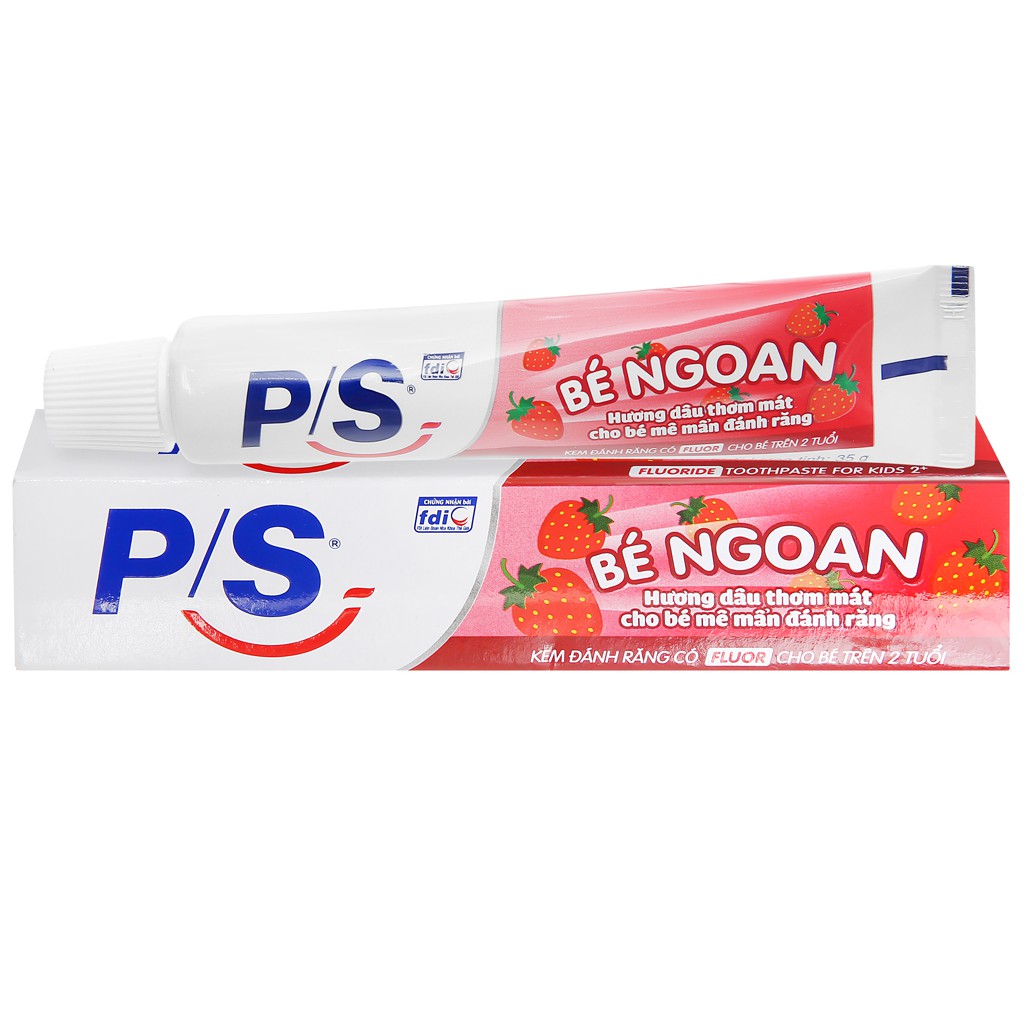 Kem Đánh Răng P/S Bé Ngoan Hương Dâu 35g