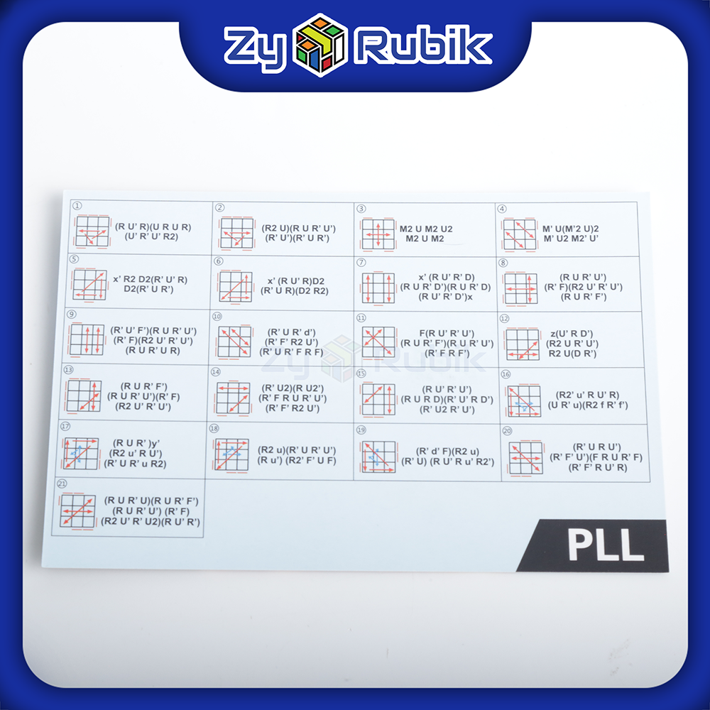 CFOP Qiyi - Qiyi CFOP-Y2 PLL oll advanced cube formula-zyo Rubik's brain development toys