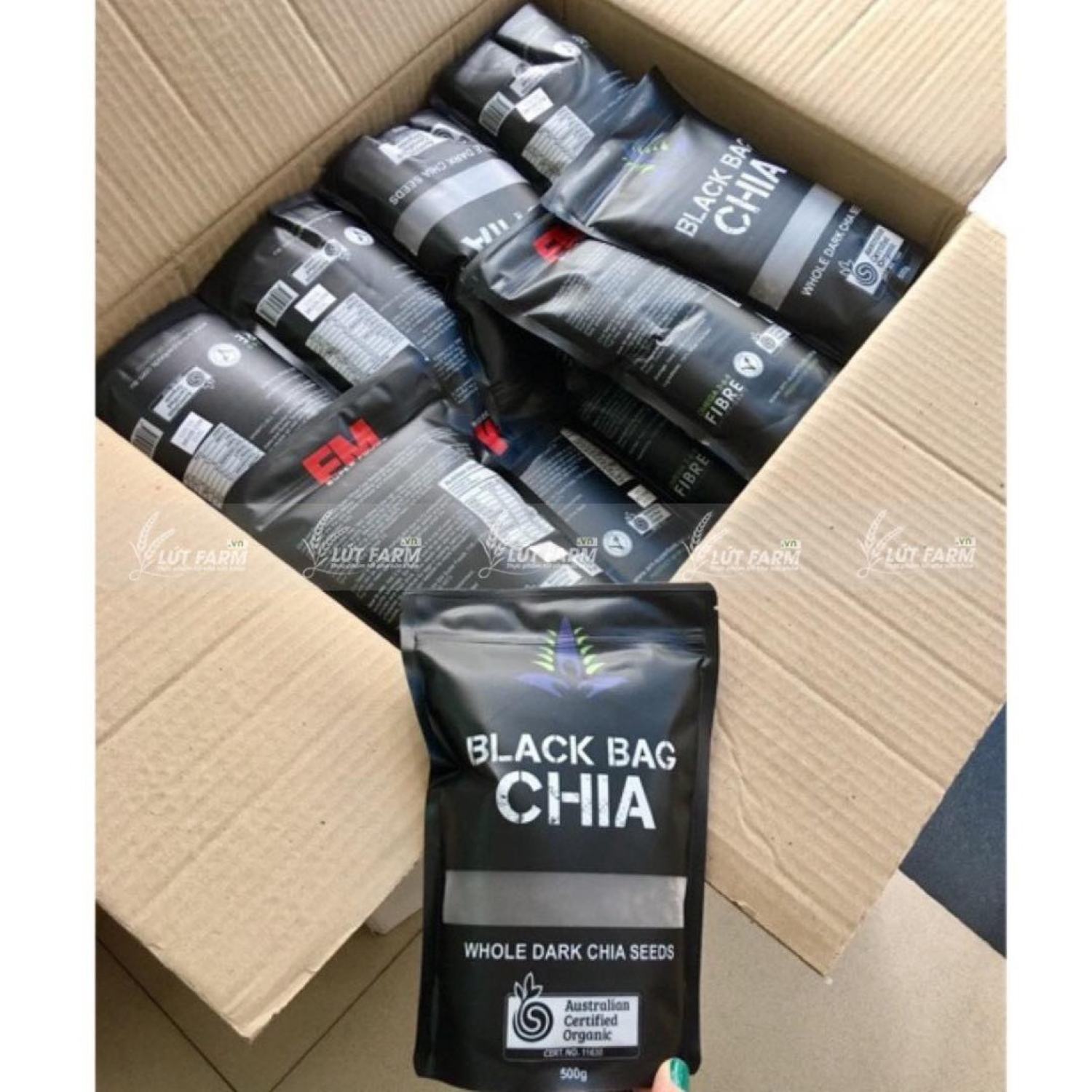 HẠT CHIA ÚC BLACK BAG 500gr