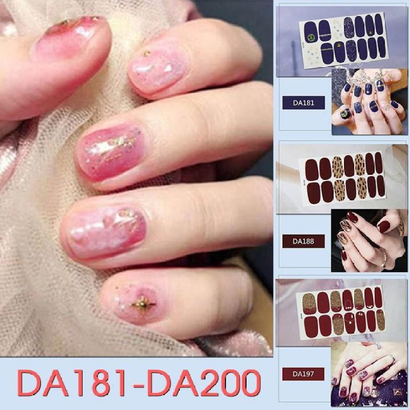 Sticker dán trang trí móng tay họa tiết dễ thương mã DA181 - DA200