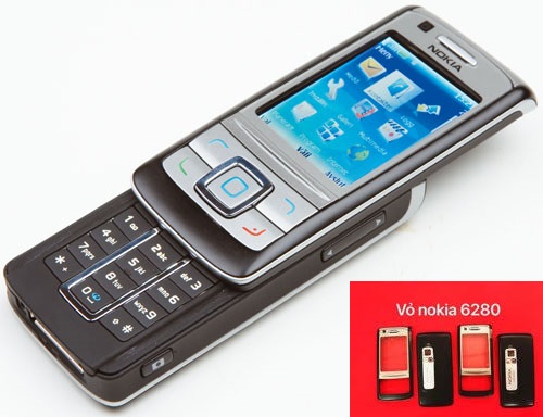 [HCM]VỎ TRƯỚC VỎ SAU CỦA NOKIA 6280 (không kèm phím)