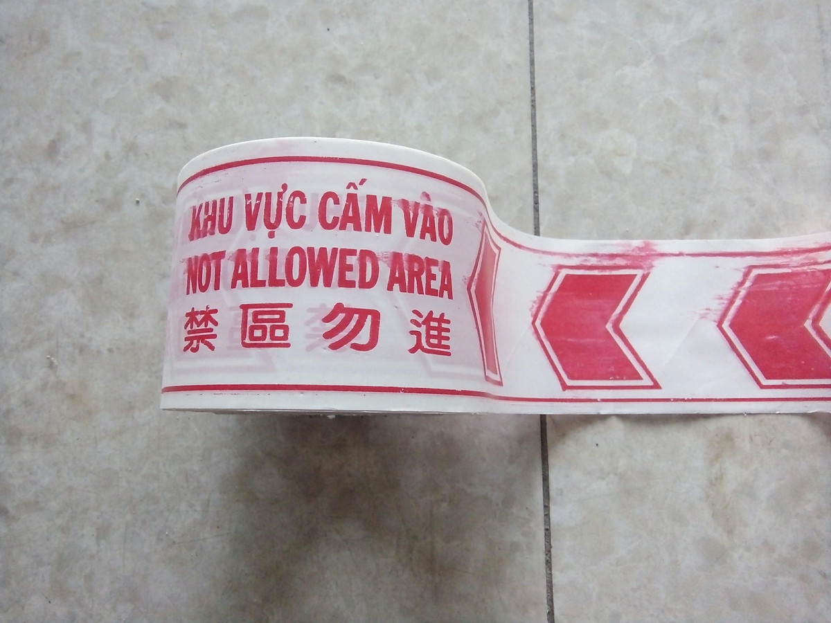 Cuộn dây rào cảnh báo dài 100 mét