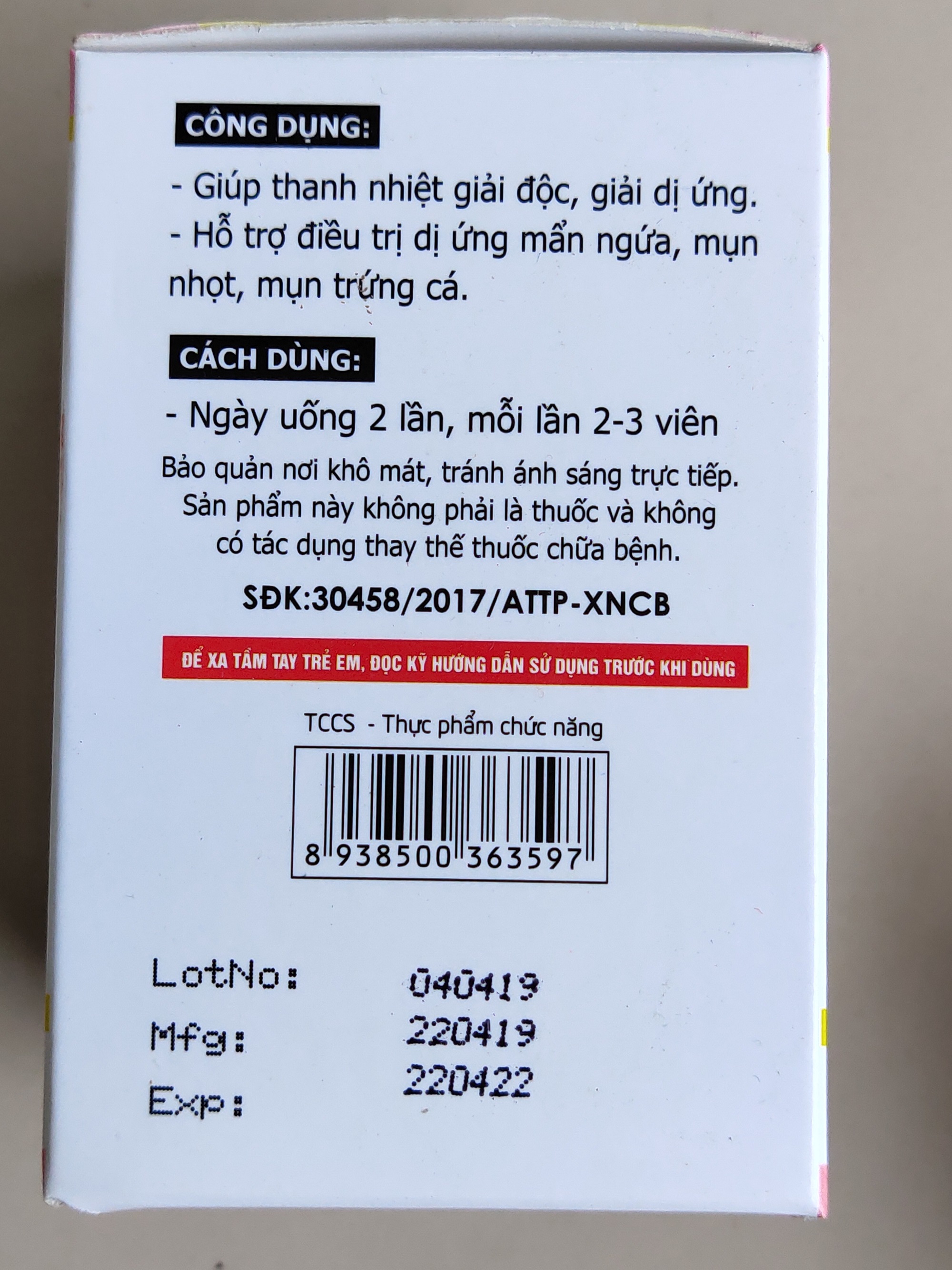 Amicin - Mụn trứng cá