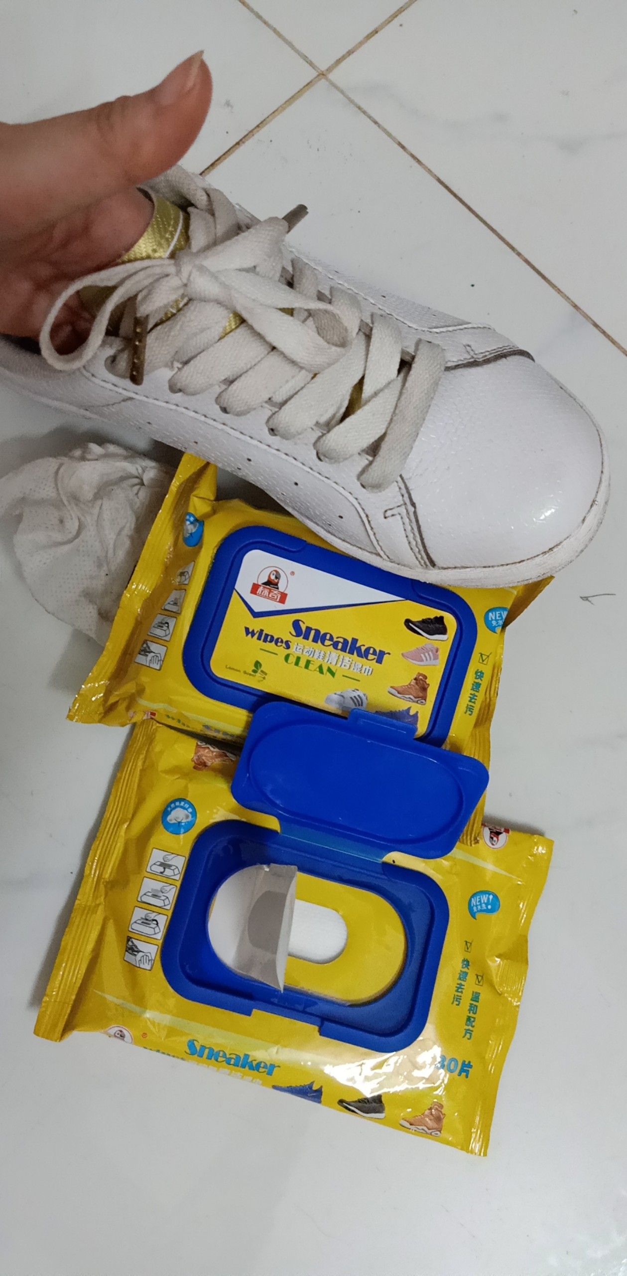 COMBO 2 GÓI Giấy lau giày gói 30 tờ