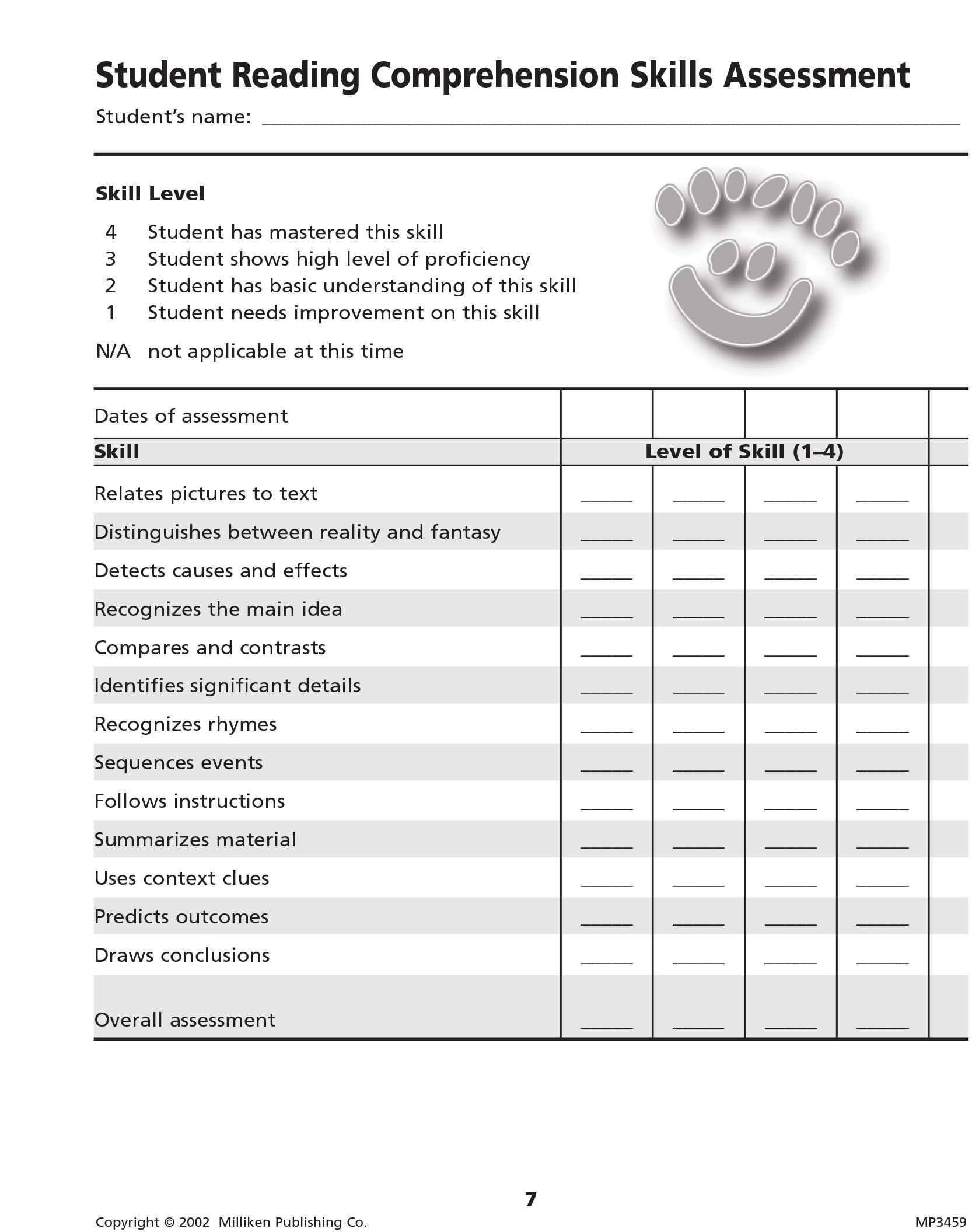 Milliken 02 - Reading Well! - Reading Comprehension - Grades 1-2 (Sách đen trắng)
