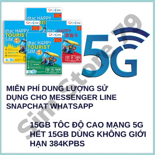 Sim du lịch thái lan không giới hạn data 8 ngày _Sim Store 79