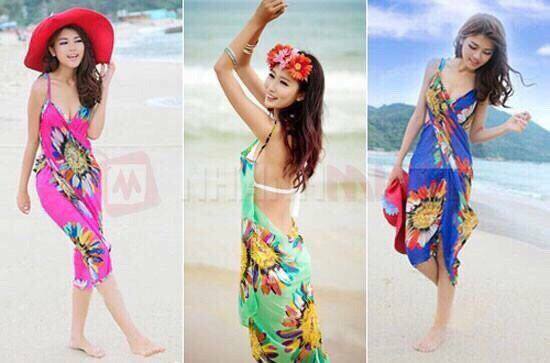 Khăn Voan Đi Biển thời trang