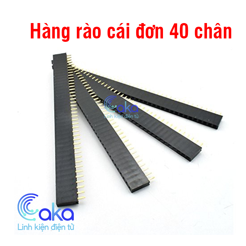 Hàng rào cái đơn 1x40p 2.54mm thanh jump cái