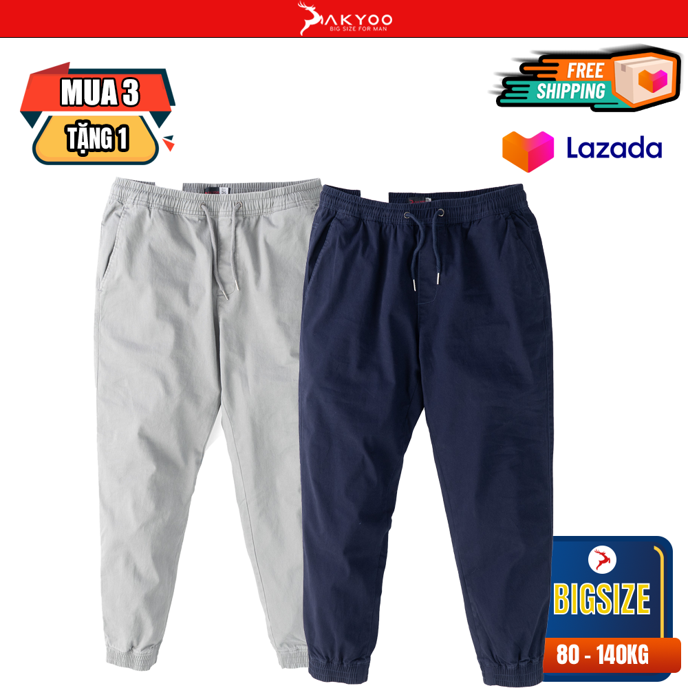 Quần Jogger Kaki Ghi Dành Cho Nam Bigisze,&hellip;