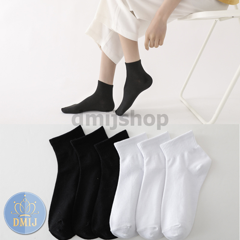 [Tất Nam Nữ Cổ Cao] Vớ Nam Nữ Cổ Cao Màu Đơn Giản
