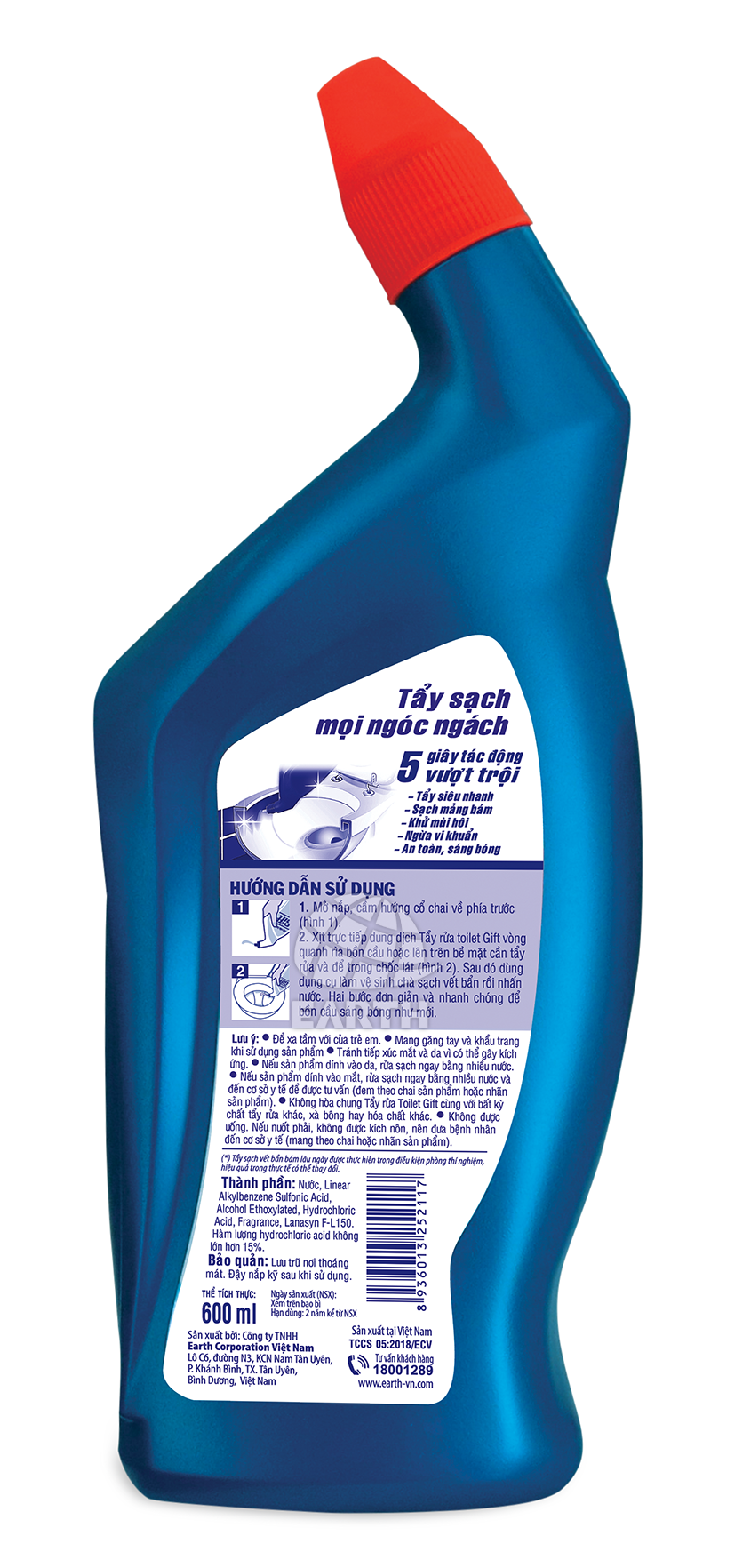 Tẩy Toilet Gift (Siêu Sạch/ Bạc Hà)