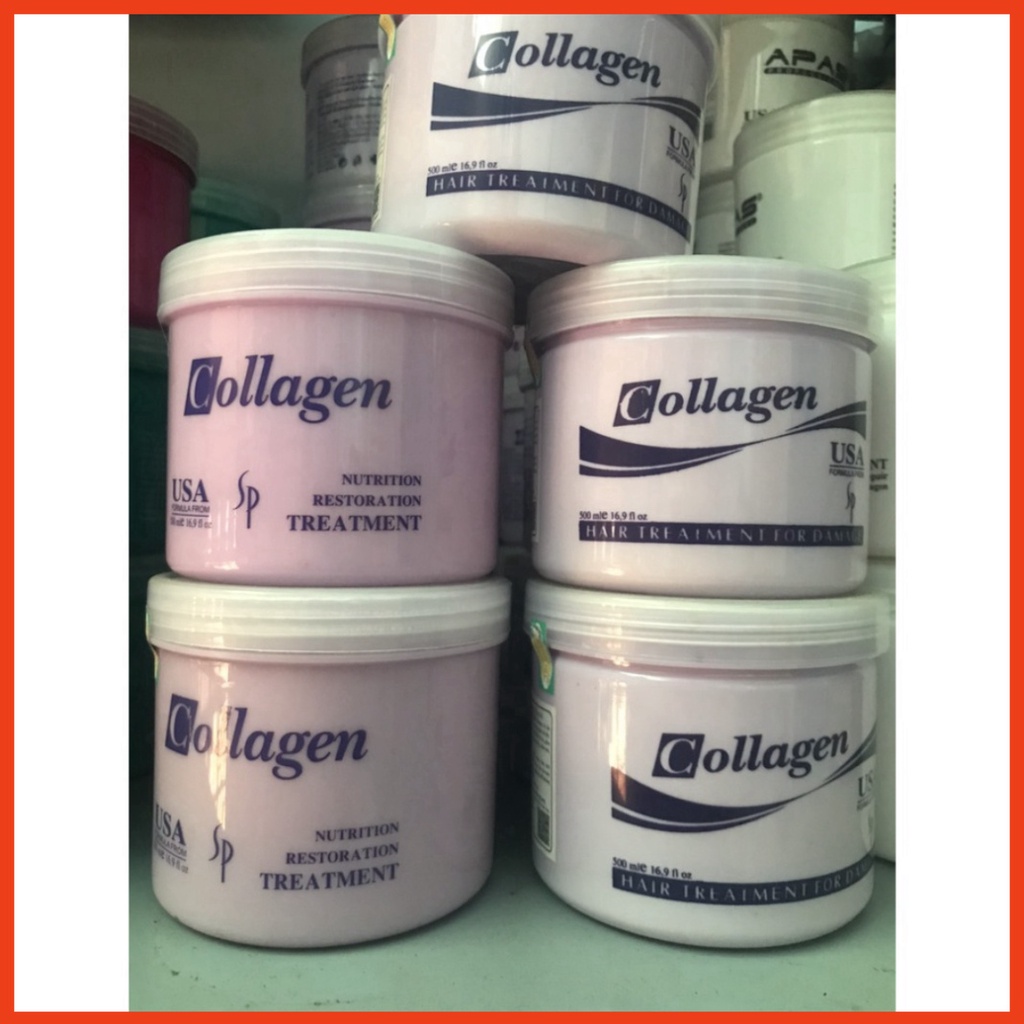 Hấp Dầu Collagen Tiwan 500ml Siêu Bóng Mượt