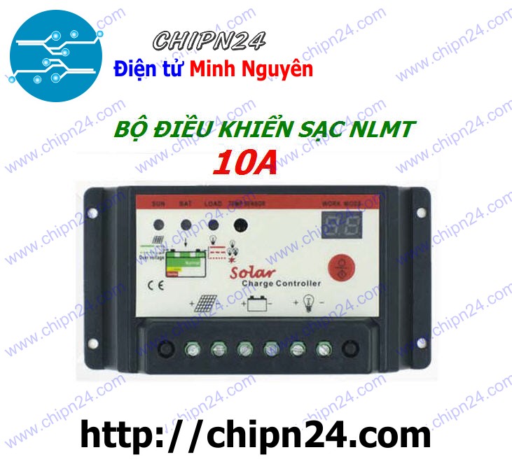 Bộ điều khiển sạc nlmt 12v 24v 10a