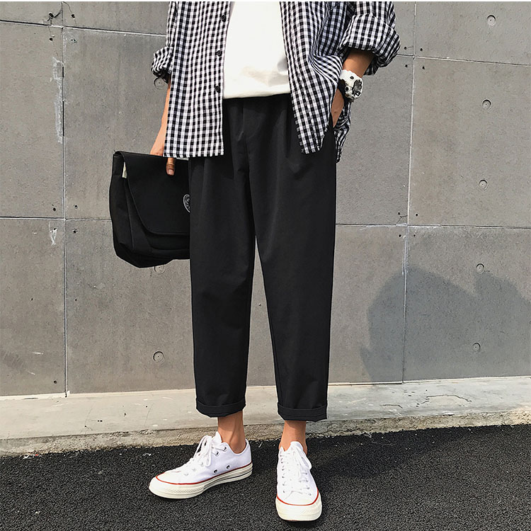 quần Chinos Nam Quần Tây Âu Dáng Baggy Basic Lưng Cài Kiểu Dáng Hàn Quốc Thanh Lịch Thời Trang 4MENHCM QUAN JOGGER 9000063C