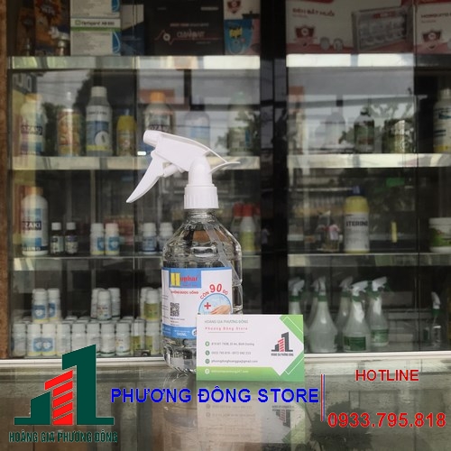 Cồn sát khuẩn 90 độ - chai 500ml