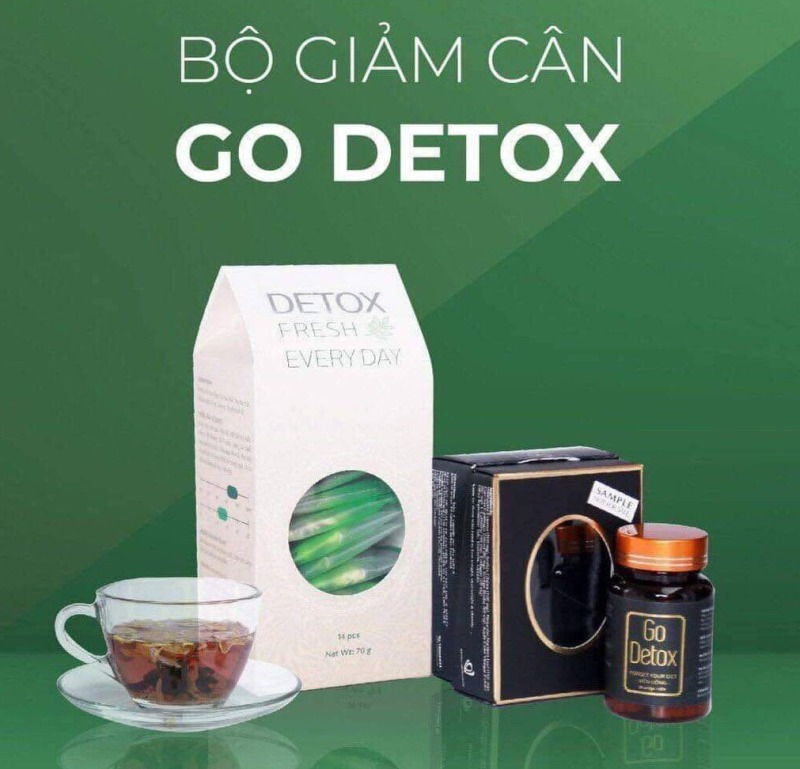 Trà giảm cân Go Detox Combo giá rẻ