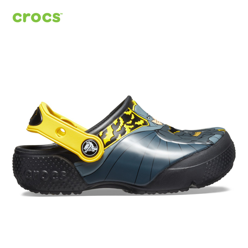 CROCS Giày Lười Trẻ Em FunLab Iconic Batman Clog 205514001