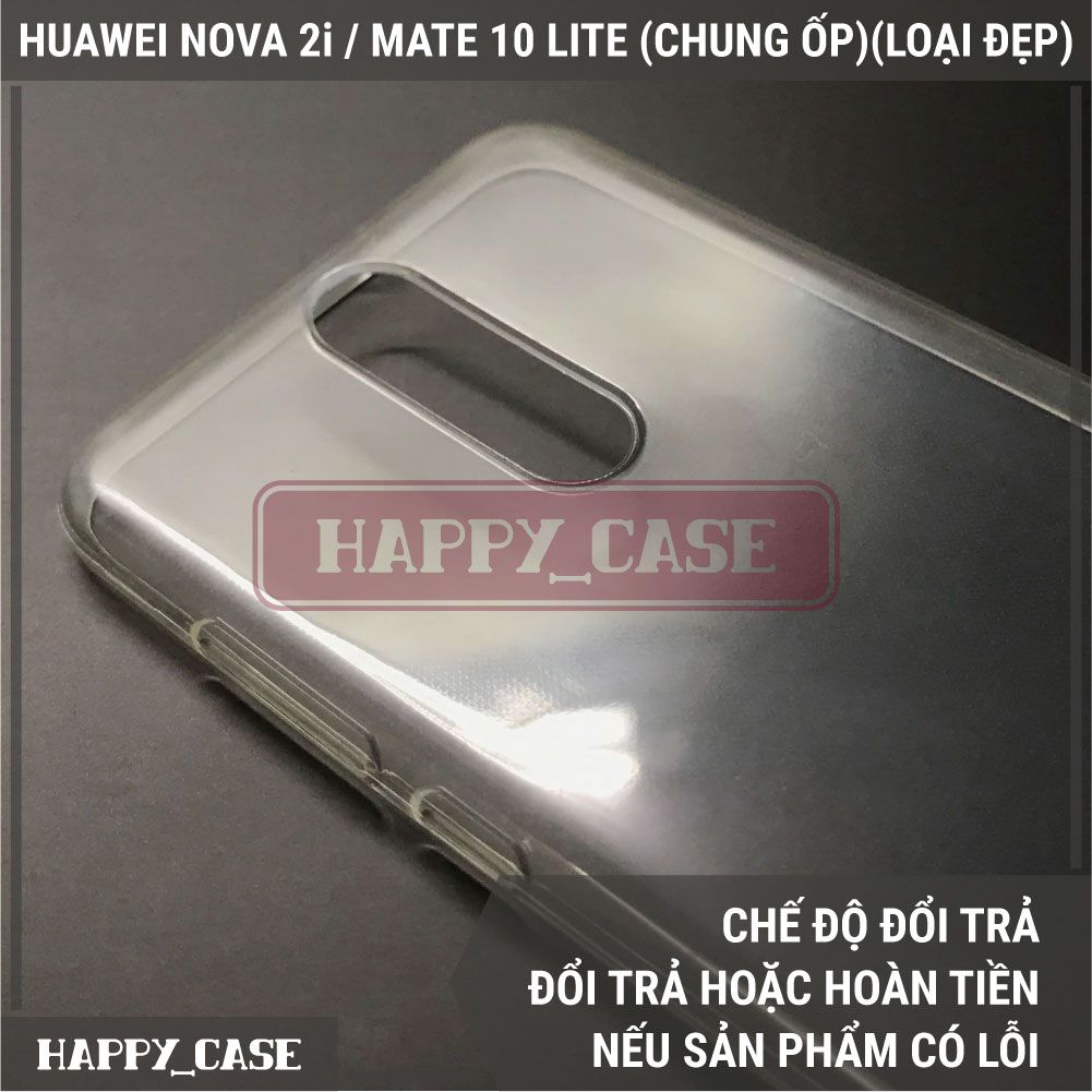Ốp Lưng Điện Thoại HUAWEI NOVA 2I / MATE 10 LITE (CHUNG ỐP)(LOẠI ĐẸP) Thin Transparent Silicon