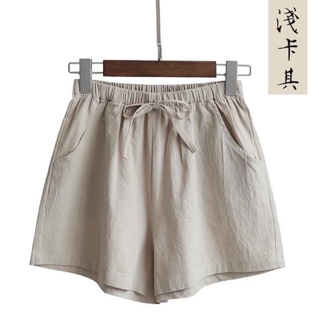 Quần short nữ chất đũi sần nhẹ mát