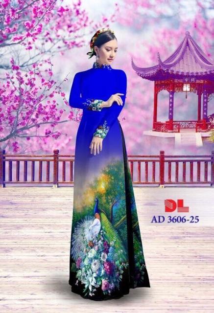 [HCM]Vải áo dài con công