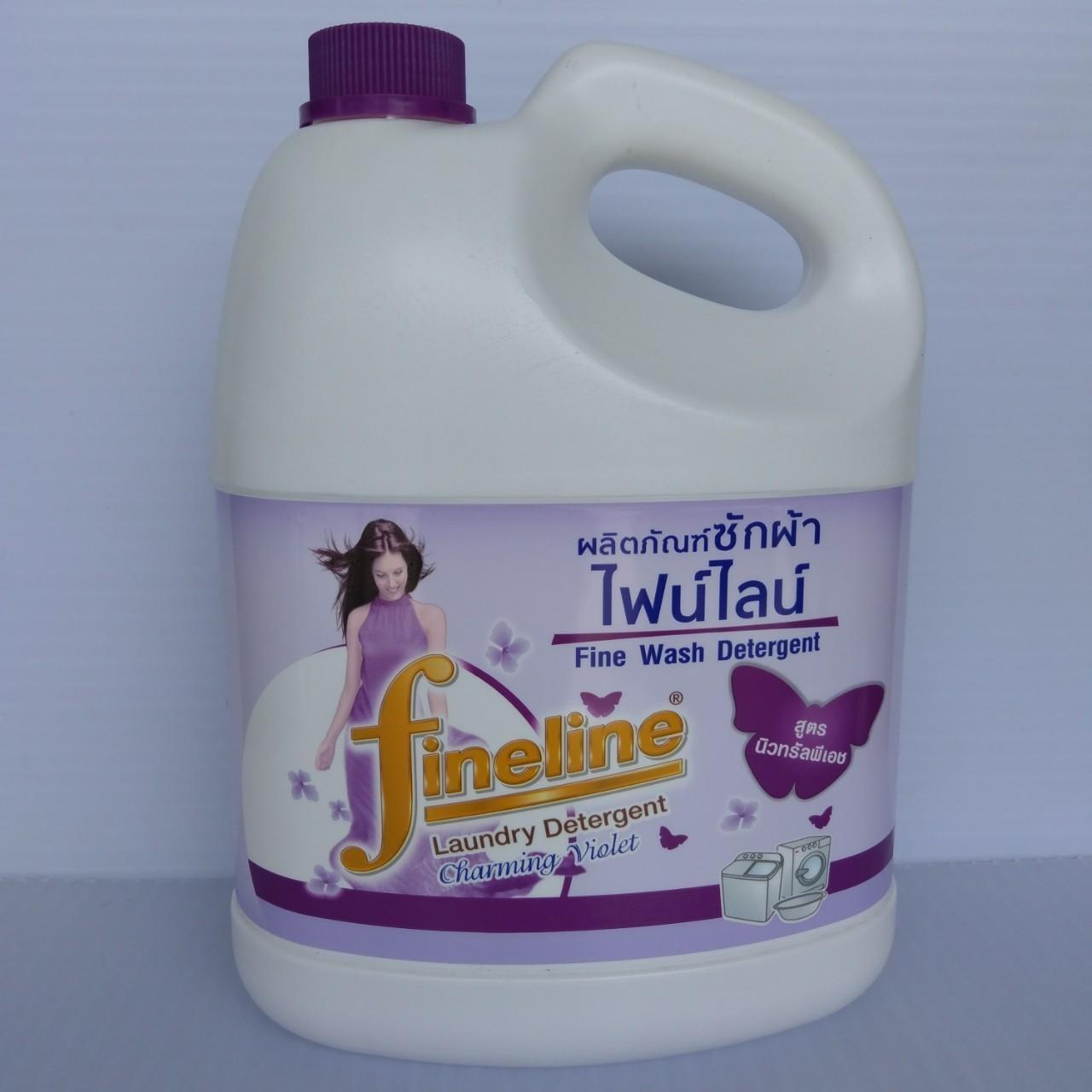 combo 2 Can nước giặt xã Fineline Tím 3000ml - Thái Lan mẫu mới