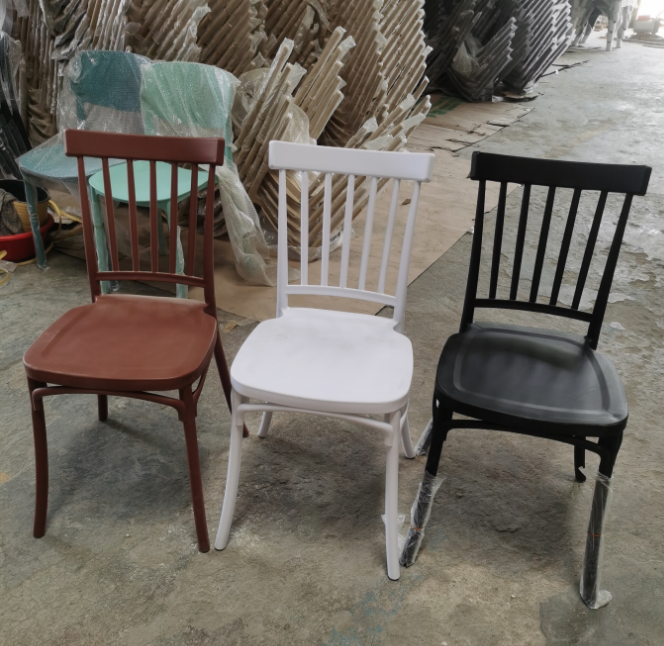 Upper hollow plastic chair backseat Cafe Restaurant