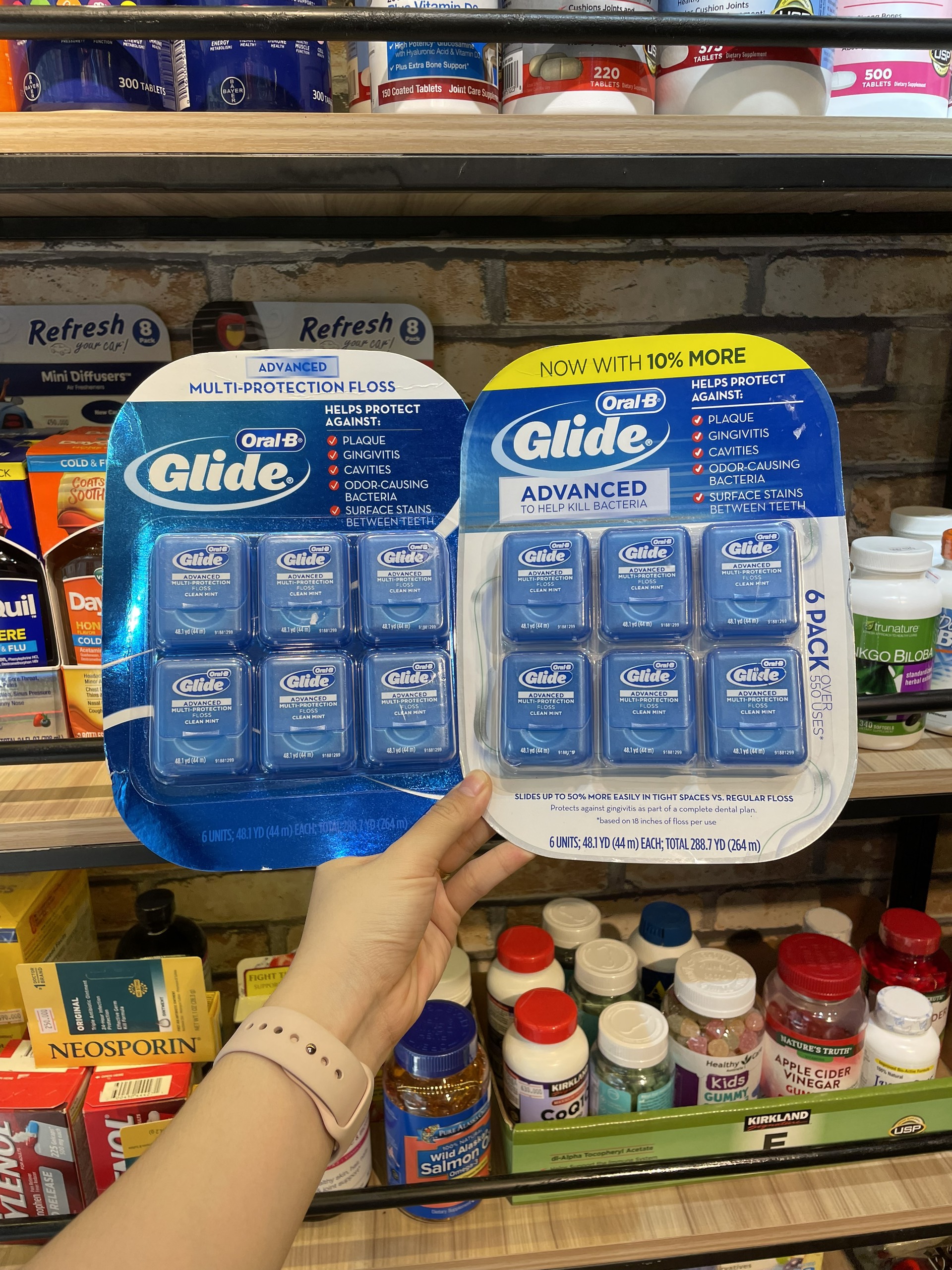 Set chỉ nha khoa oral-b glide pro-health advanced floss