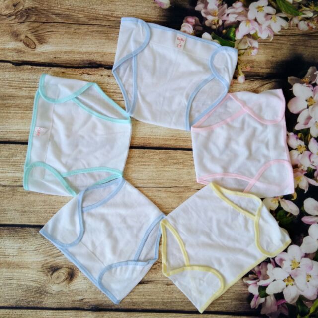 Set  5 Tã Vải Dán Trơn Mintuu sơ sinh