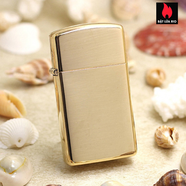 Bật Lửa Zippo Slim Solid Brass 1654B