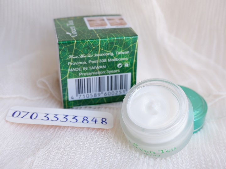 kem trắng da 7 ngày Green tea - Màu Trắng