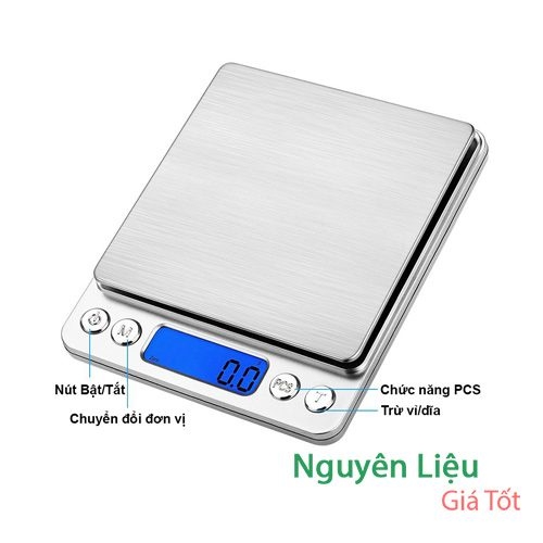 Electronic Scale for Dispensing 3Kg/0.1G (Comes with Transparent Tray I2000)