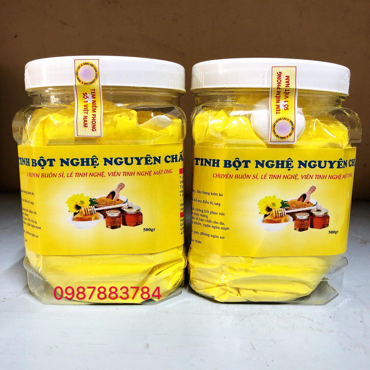 1.5kg tinh bột nghệ vàng nguyên chất
