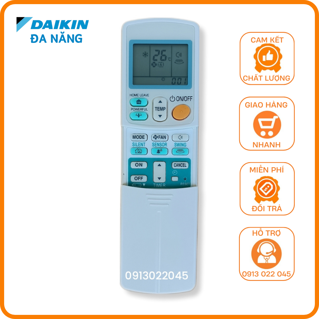 Điều khiển điều hoà DAIKIN Đa năng