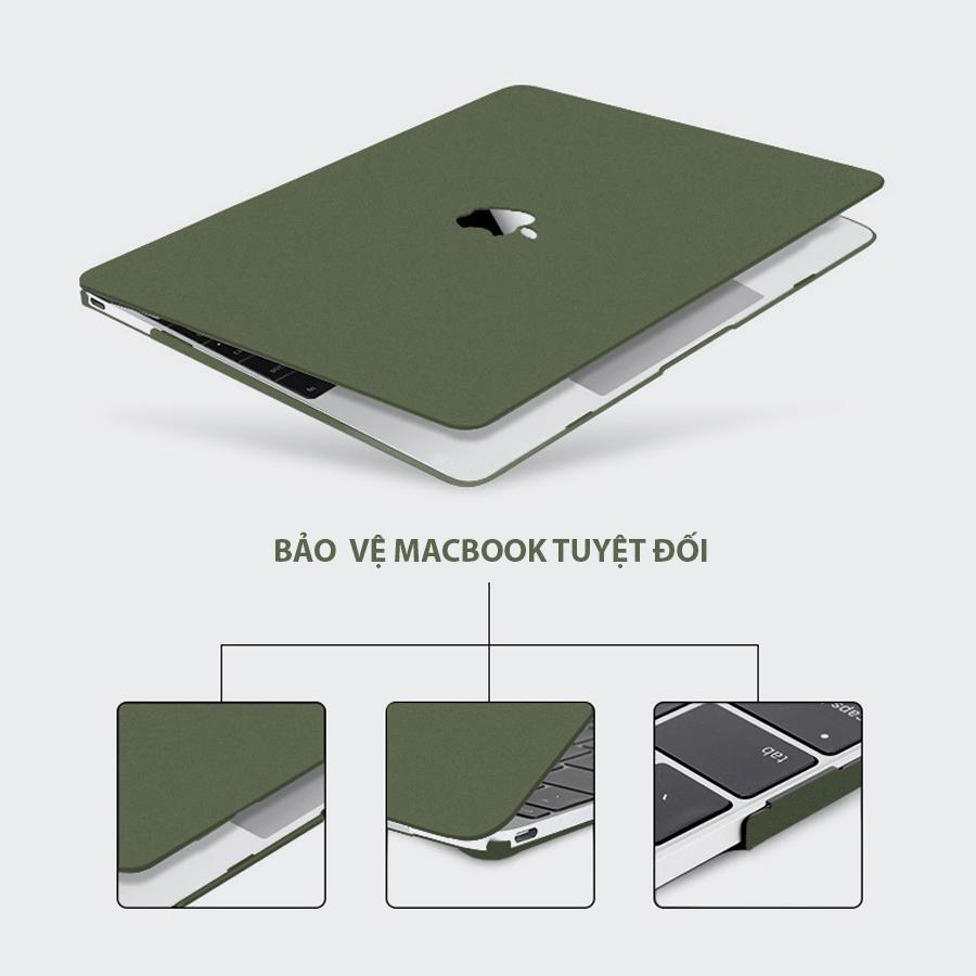 Case Ốp Macbook Màu Xanh Rêu