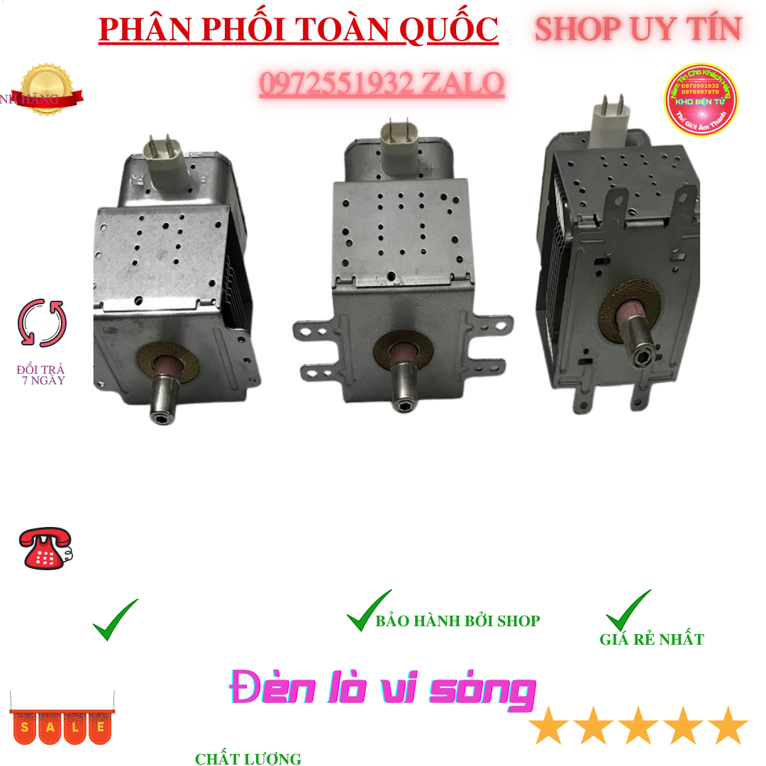 Đèn lò vi sóng -đèn magnetron- súng lò vi sóng