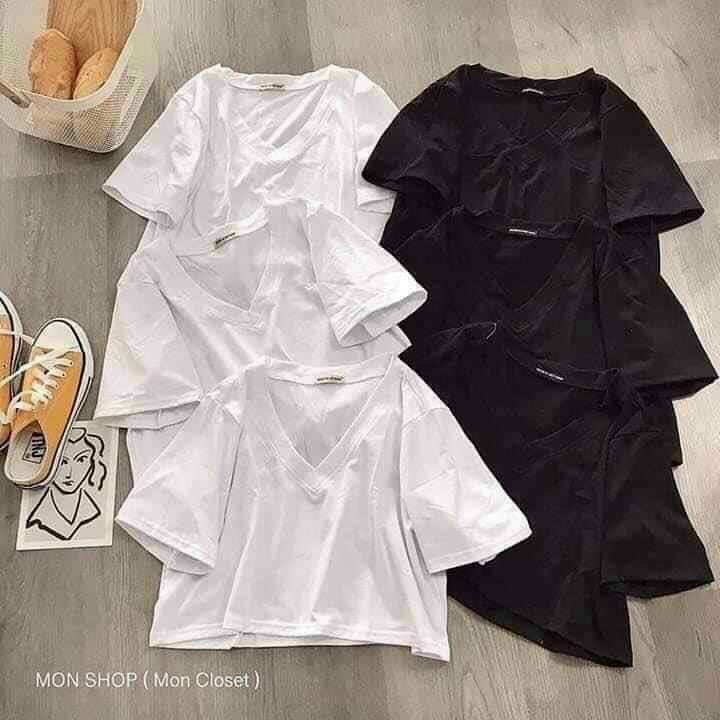 [HCM]Áo thun Trơn Croptop Cổ Tim