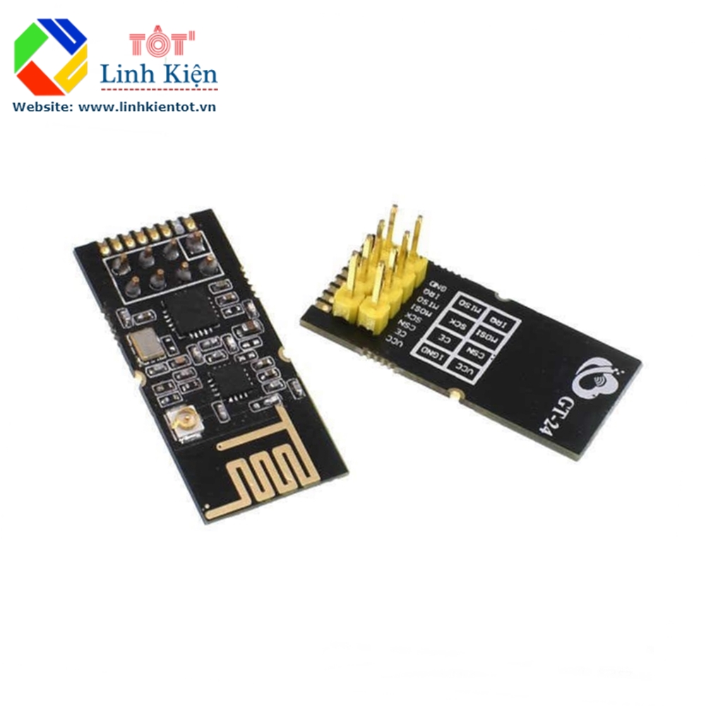 Module thu phát rf nrf24l01+ pa + lna 2.4ghz gt-24