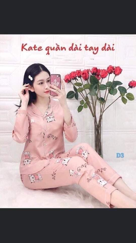 Pizama Tay Cộc Quần Dài