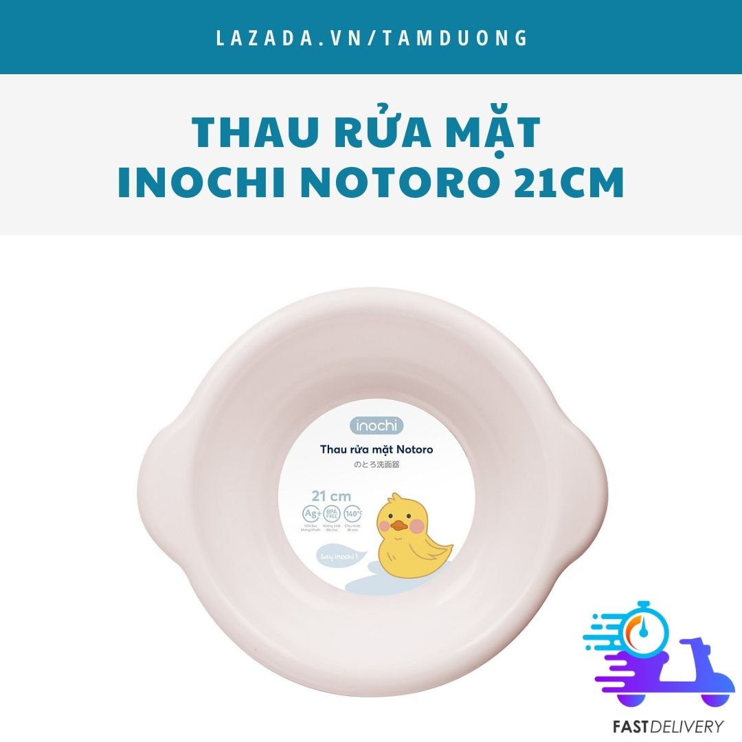 Thau Rửa Mặt Trẻ Em Inochi (21cm) [HCM-Giao hoả tốc 2h]