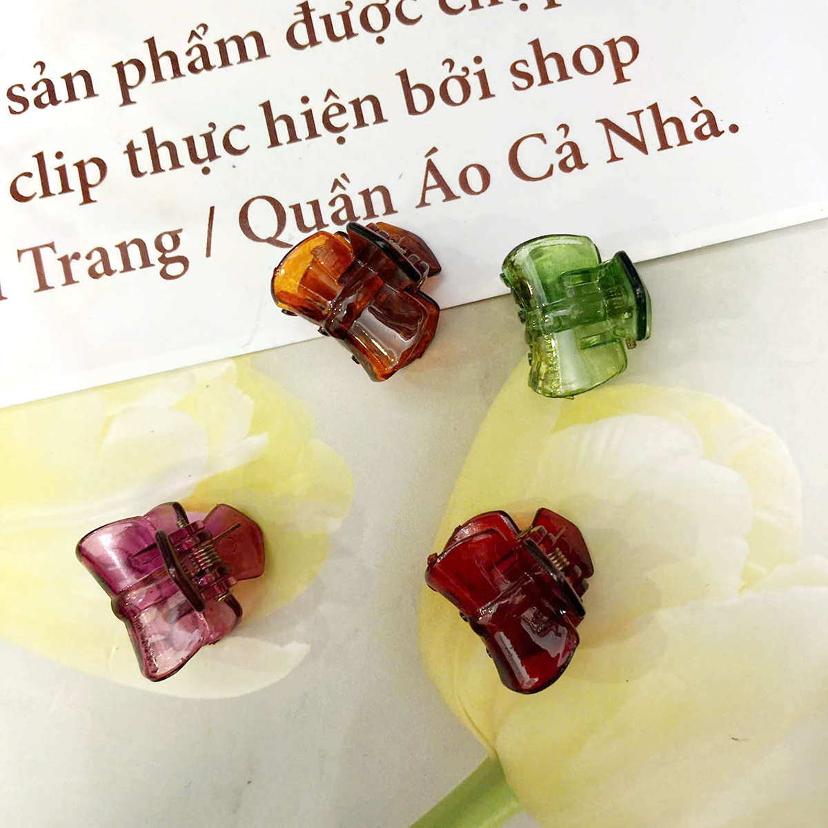 Gắp tóc mái màu dài 1,5cm 2cm MAICHUNG
