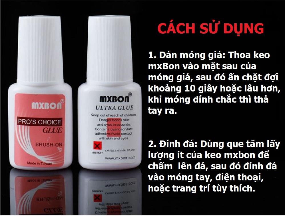 Keo dán móng giả và đính đá nail chắc bền